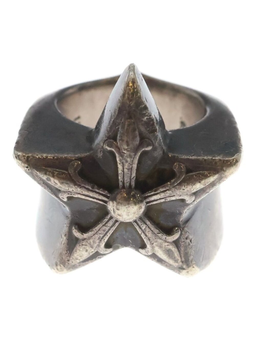 Chrome Hearts Large Star Ring Large Sterling Silver